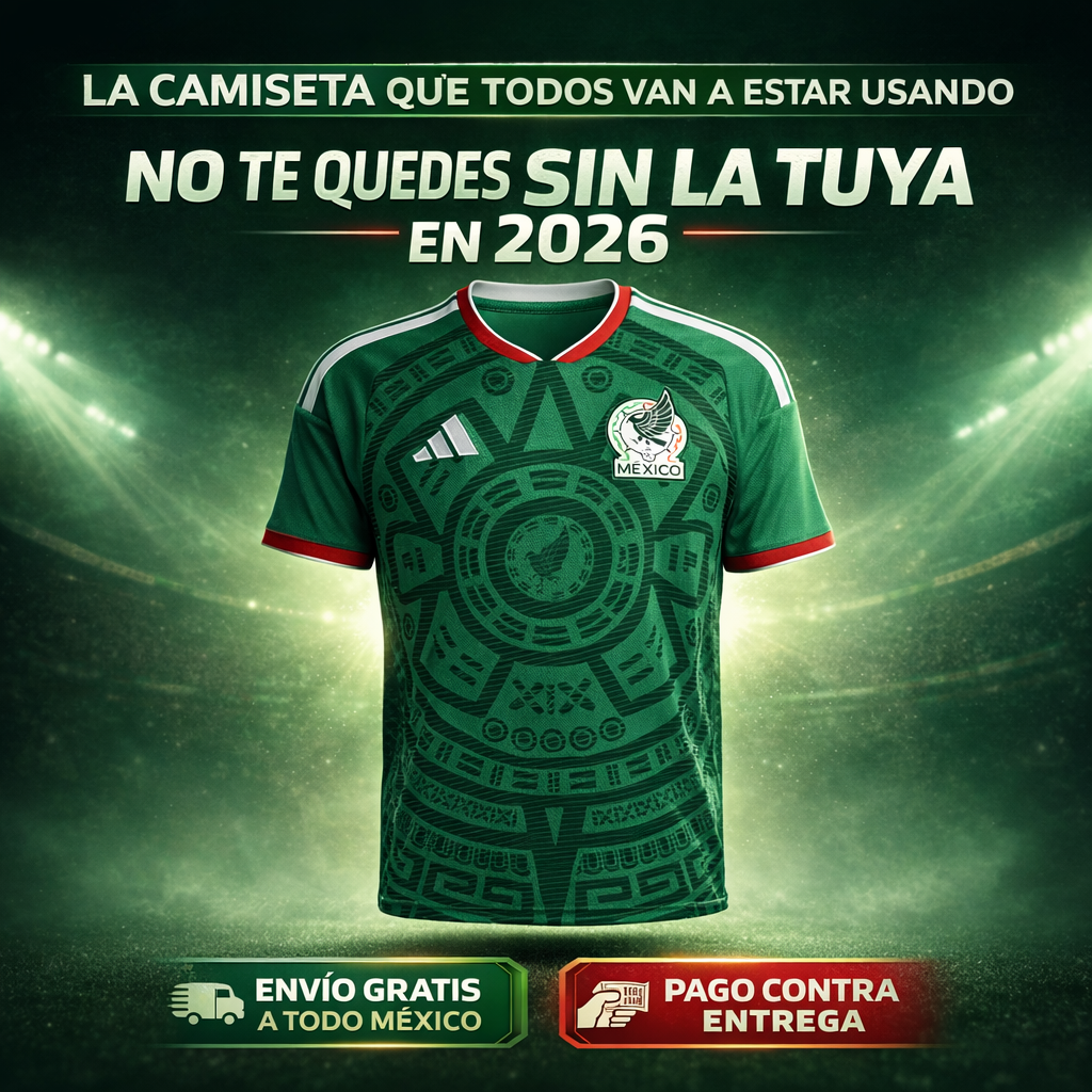 Camiseta México 2026 – Orgullo Nacional