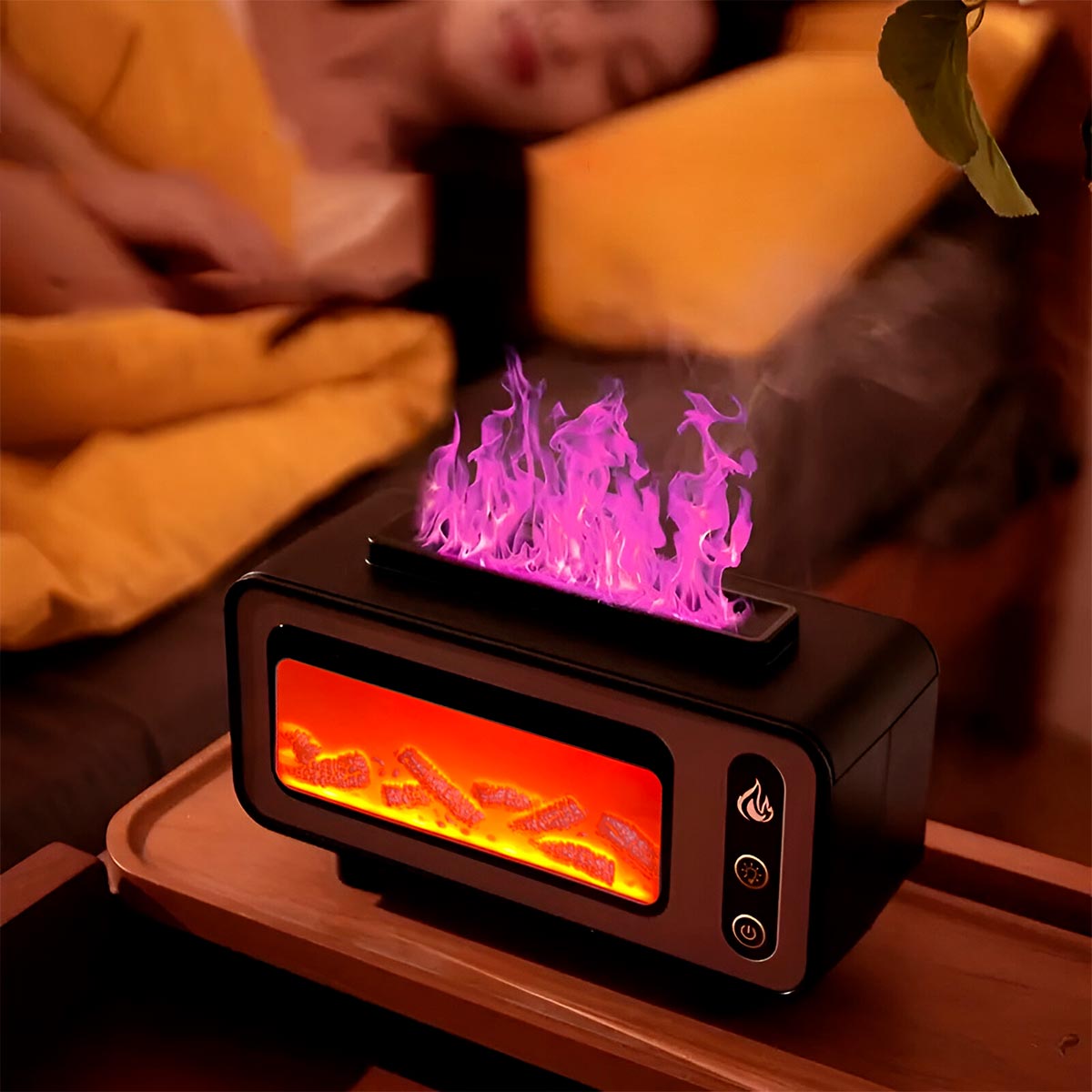 Humidificador Chimenea Led