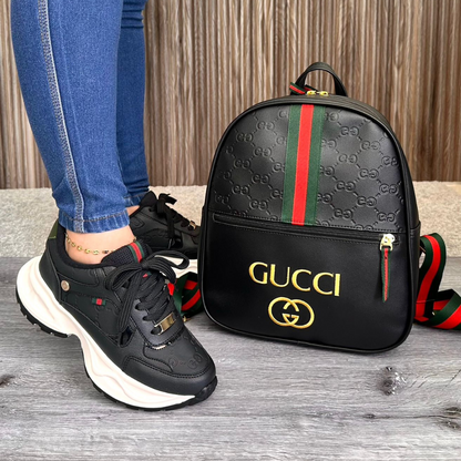 GUCCI LÍNEA PREMIUM - Compra 1 y Llévate 2 – Tenis + Mochila GRATIS