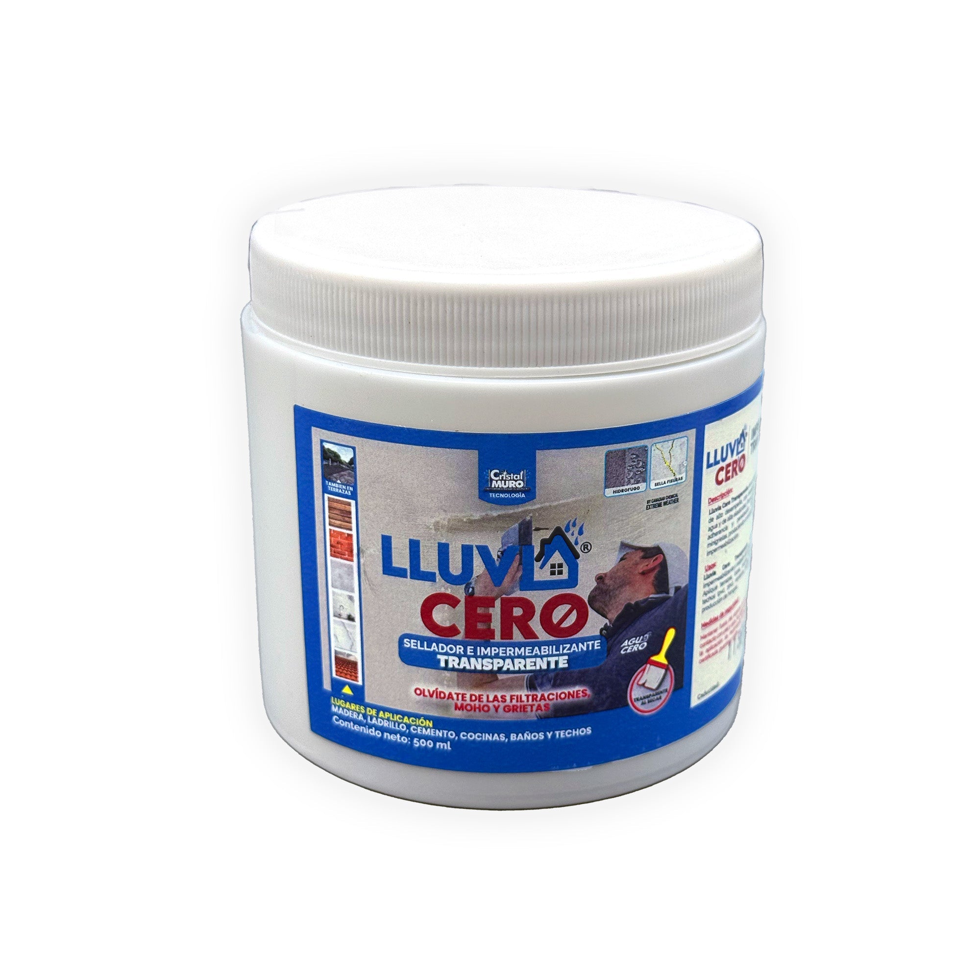 Lluvia Cero 500ml - Sella Filtraciones al Instante - Fácil aplicación, producto original.