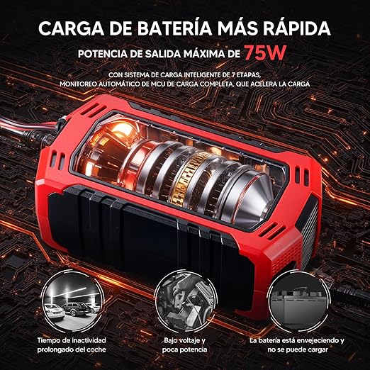 E-FAST - Cargador De Batería Inteligente