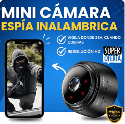 🔐 Mini Cámara de Seguridad HD –- Vigila Todo, Desde Cualquier Lugar