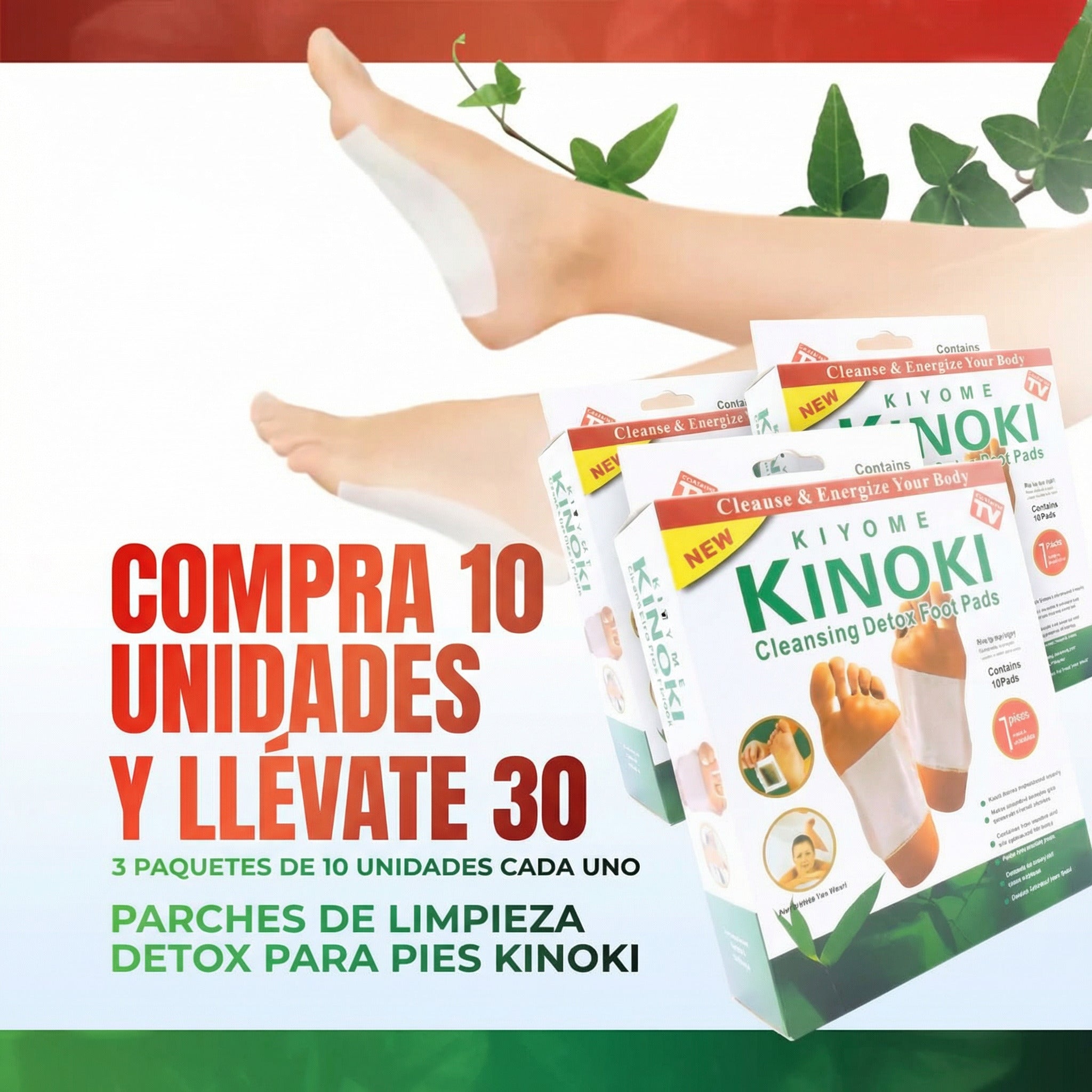 Kinoki DETOX - Compre 10 y Llevate 30 GRATIS