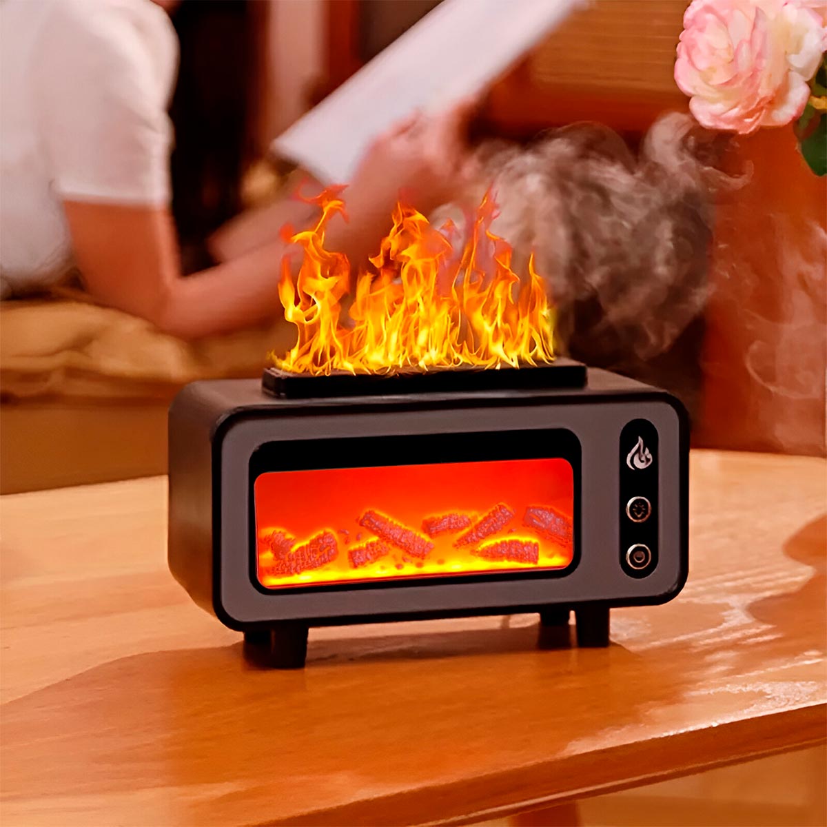 Humidificador Chimenea Led